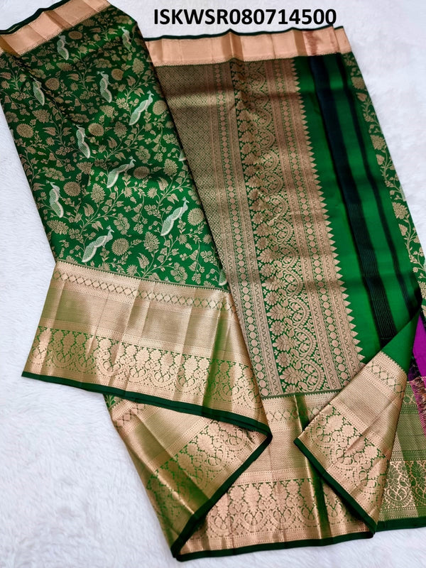 Kanchipuram Silk Saree With Blouse-ISKWSR080714500