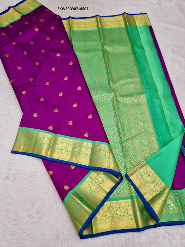 Kanchipuram Silk Saree With Blouse-ISKWSR090714507