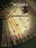 Tissue Kota Saree With Contrast Blouse-ISKWSR0907W2738