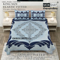 Printed Cotton King Size Bedsheet With Pillow Cover-ISKBDS18075711