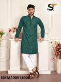 Men's Rayon Chikankari Kurta With Pajama-ISKM200914006