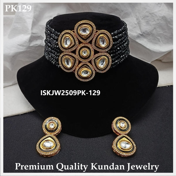 Kundan Jewelry Set-ISKJW2509PK-129