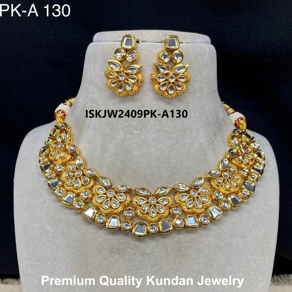 Kundan Jewelry Set-ISKJW2409PK-A130