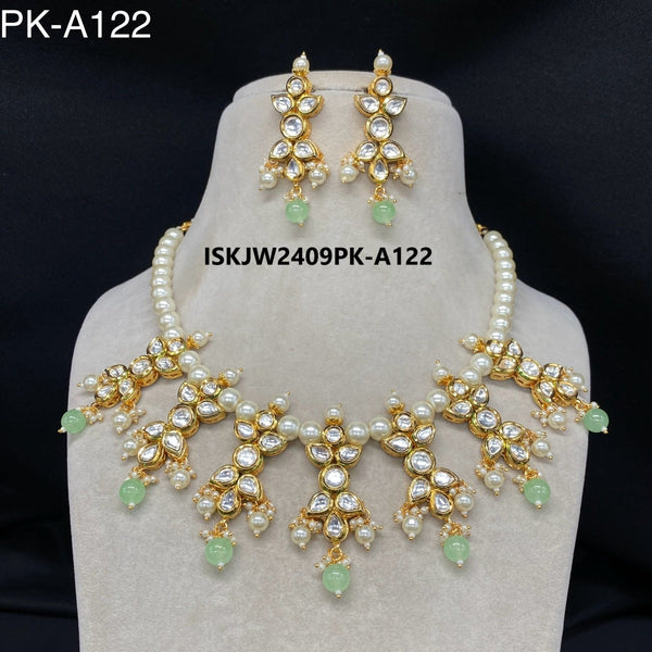 Kundan Jewelry Set-ISKJW2409PK-A122