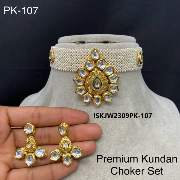 Kundan Jewelry Set-ISKJW2309PK-107