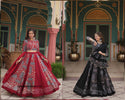 Printed Rayon Lehenga With Blouse And Dupatta-ISKWNAV0510RLWI-7123