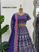 Embroidered Georgette Lehenga With Blouse And Dupatta-ISKWLH21112201