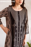 Printed Rayon Kurti With Pant-ISKWKU24121542