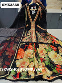 Chinon Net Schiffli Kurti With Sharara And Kota Doriya Dupatta-ISKWSH0301OMK3369