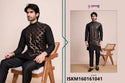 Men's Sequined Silk Kurta-ISKM160161044/61043/61042/61041