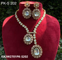 Kundan Jewelry Set-ISKJW2701PK-S202