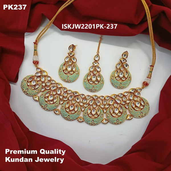 Kundan Jewelry Set-ISKJW2201PK-237