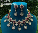 Kundan Jewelry Set-ISKJW2201PK-A274