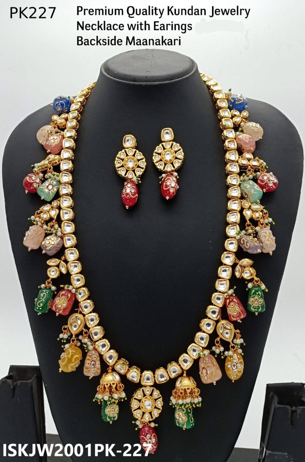 Kundan Jewelry Set-ISKJW2001PK-227