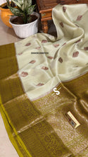 Banarasi Handloom Kora Organza Silk Saree With Blouse-ISKWSR220487225
