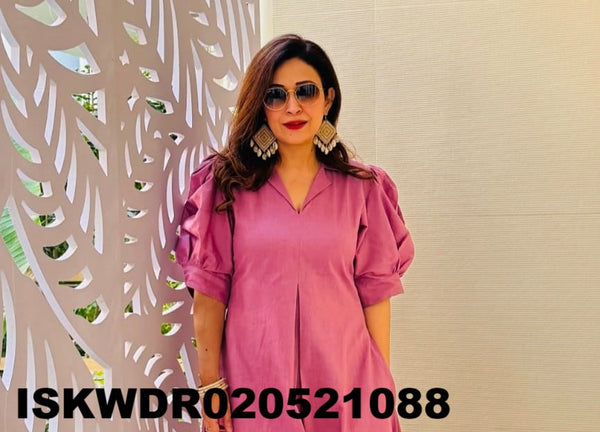 Cotton Midi Dress-ISKWDR020521088