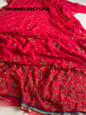 Chikankari Georgette Saree With Blouse-ISKWSR120571212