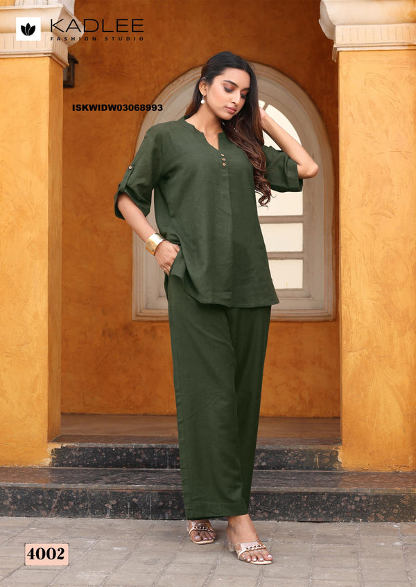 Rayon Co-Ord Set-ISKWIDW03068993