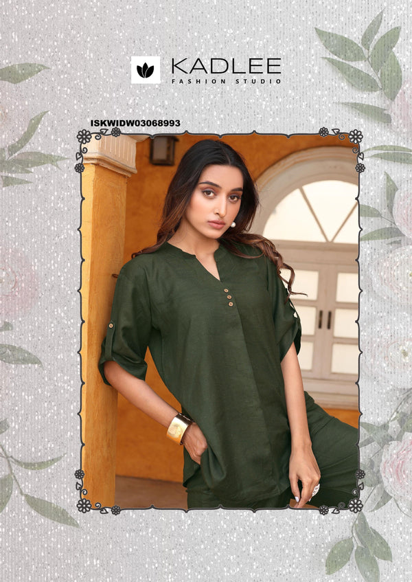 Rayon Co-Ord Set-ISKWIDW03068993