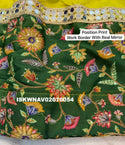 Embroidered Silk Lehenga With Blouse And Vintage Dupatta-ISKWNAV02070054