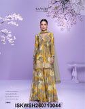 Printed Chinon Silk Kurti With Sharara And Net Dupatta-ISKWSH260710044