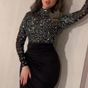 Party Dresses Sexy Buttocks Ball Gown Dress for Women Evening Night Wear Slim Elegant Ladies Long Fashion Hollow Out Tops Robe 230107 - Ishaanya