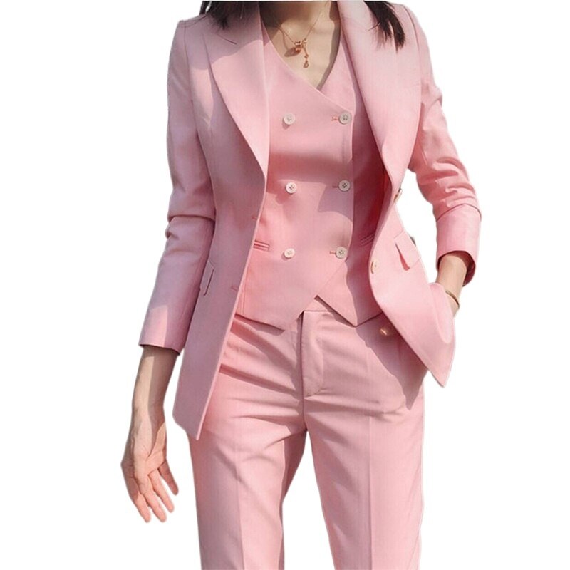 2022 Fashion New Ladies Business Solid Color Suits Trousers