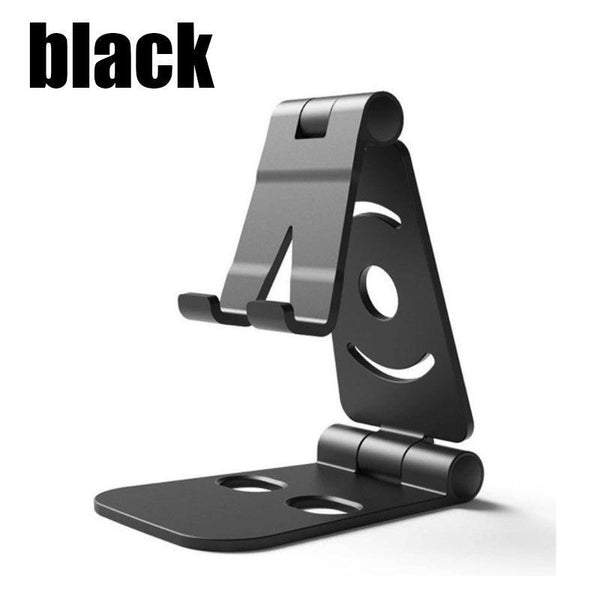 Portable Mobile Phone Holder Bracket Mount Desk Stand Double Folding for Tablet Mobile Phone - Ishaanya
