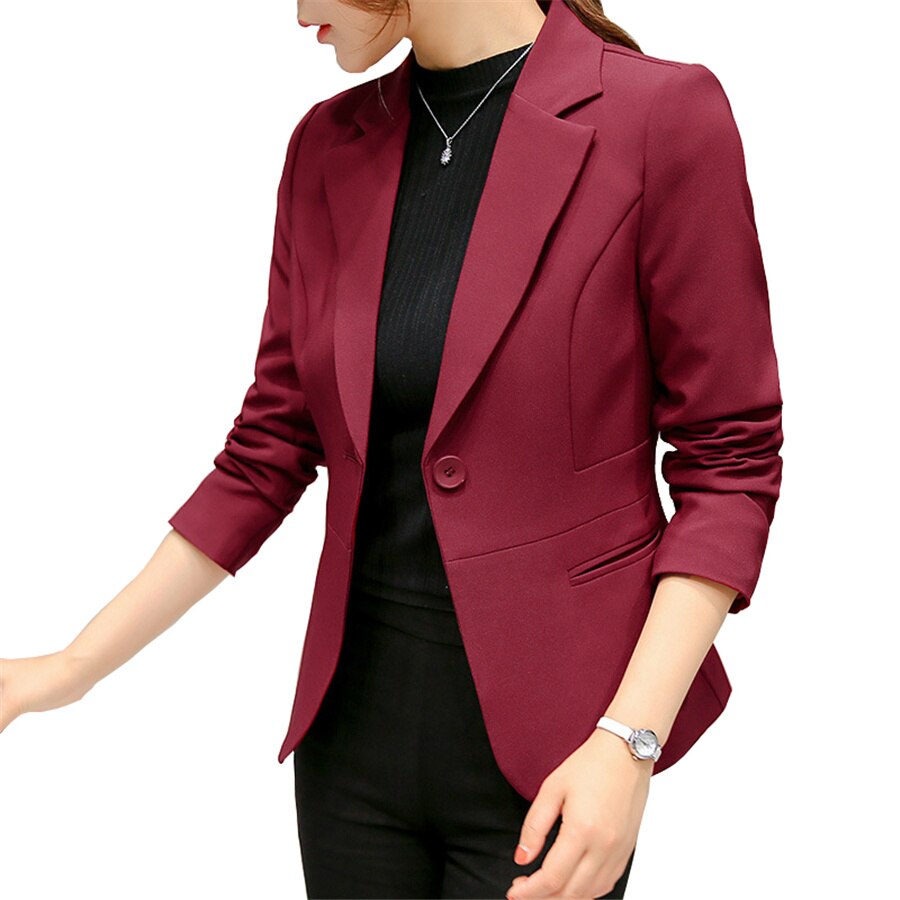 Womens Suits Formal Ladies Black Blazers Women Coats &Amp; Jackets Elegant  Work Wear Office Uniform Designs OL Styles From Maoku, $33.28 | DHgate.Com