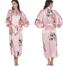 Silk Kimono Robe Bathrobe Women Satin Robe Silk Robes Night Sexy Robes Night Grow For Bridesmaid Summer Plus SizeS-XXXL 010412 - Ishaanya