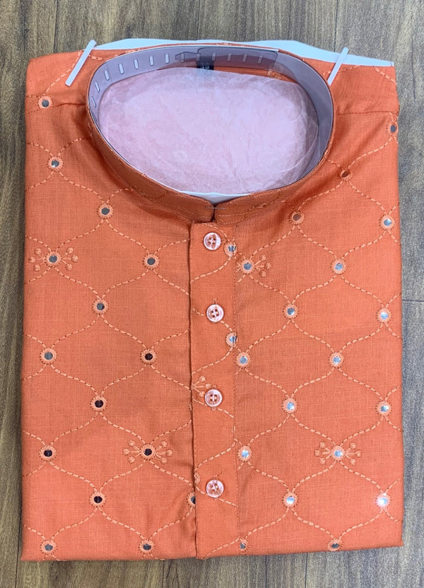 Cotton Kurta With Pajama-Di. No- 34