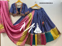 Cotton Lehenga With Blouse And Gaji Silk Dupatta-ISKWNAV08043814