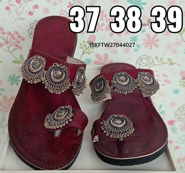Buckle Chapal With Rubber Sole-ISKFTW27044027