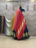 Gaji Silk Lehenga With Blouse And Digital Printed Modal Dupatta-ISKWNAV23054350