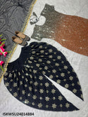 Sequined Georgette Kurti With Dhoti Pant And Dupatta-ISKWSU24014884