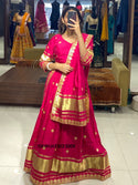 Modal Silk Lehenga With Blouse And Dupatta-ISKWLH23023009