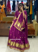 Modal Silk Lehenga With Blouse And Dupatta-ISKWLH23023009