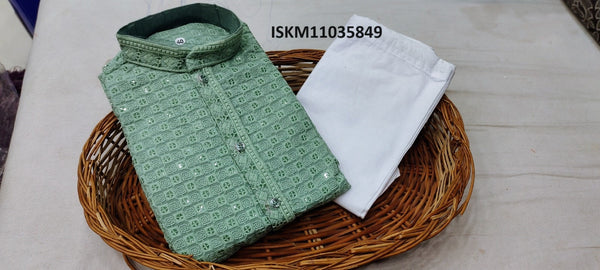 Men's Rayon Kurta With Pajama-ISKM11035849