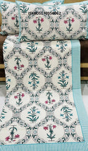 Printed Cotton Bedsheet With Pillow Cover-ISKBDS170356062